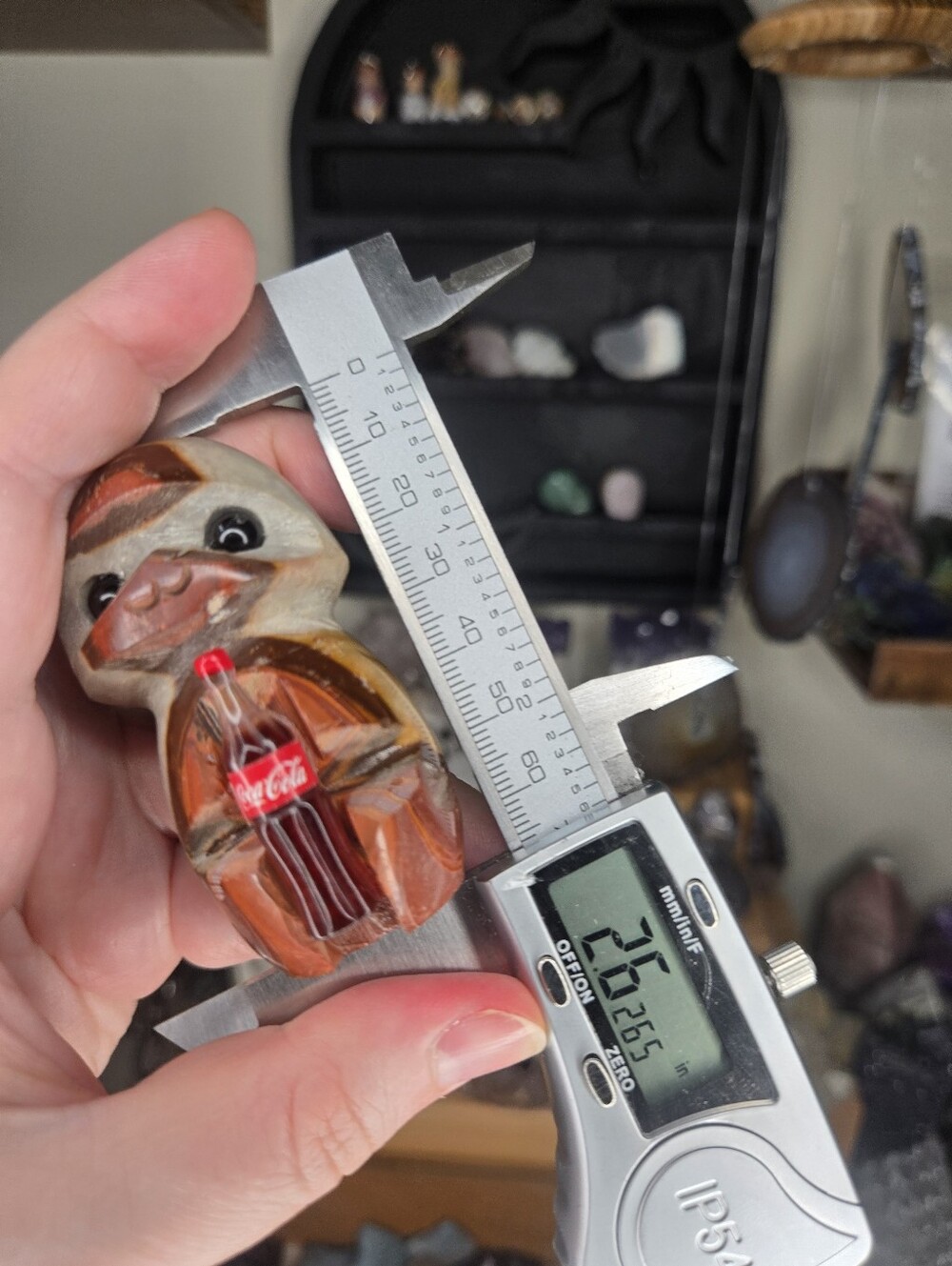 Polychrome Coca Cola Mushroom Crystal Hedgie Buddy - Picture 4 of 4